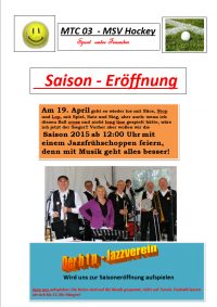 Saison Eroeffnung 2015