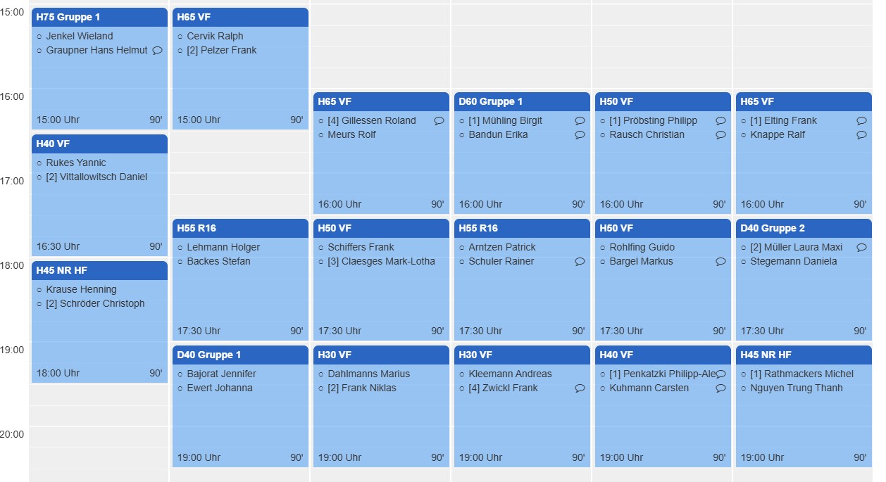 Tagesplan 23.07.2026